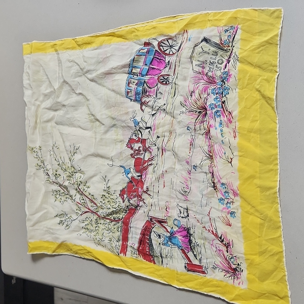 Vintage horse scarf
